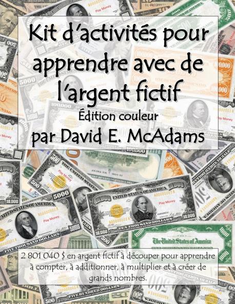 Kit d'activités pour apprendre avec de l'argent fictif