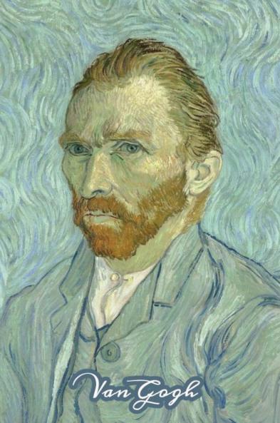 Self Portrait Van Gogh Note Book