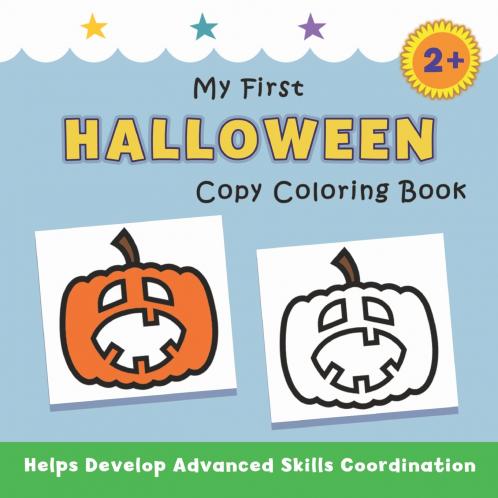 My First Halloween Copy Coloring Book
