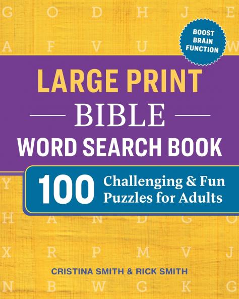 Large Print Bible Word Search Book