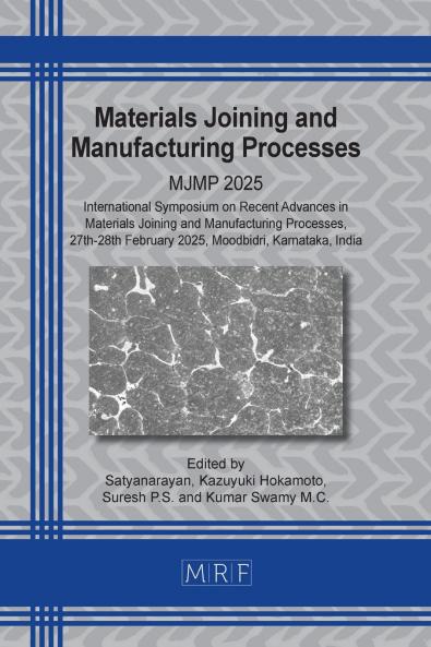 Materials Joining and Manufacturing Processes