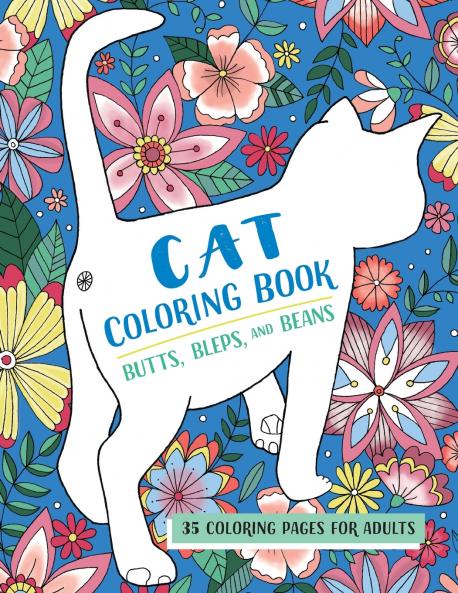 Butts Bleps and Beans Cat Coloring Book