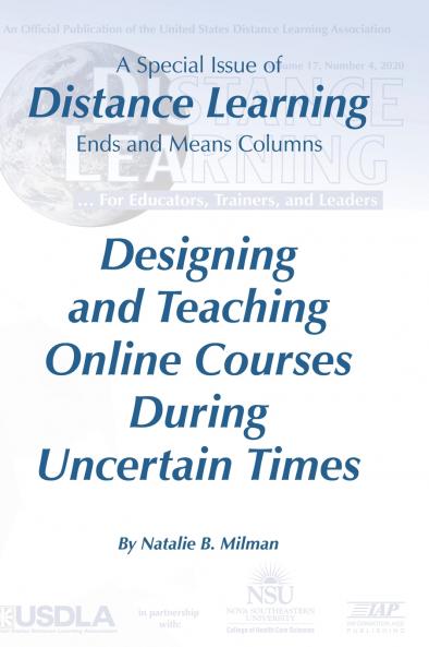 Distance Learning VOL 17 Issue 4 2020