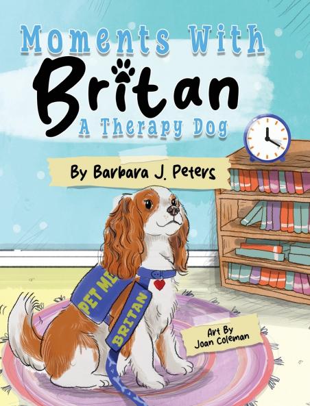 Moments with Britan a Therapy Dog