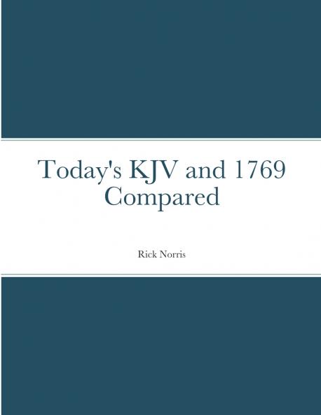 Today's KJV and 1769 Compared