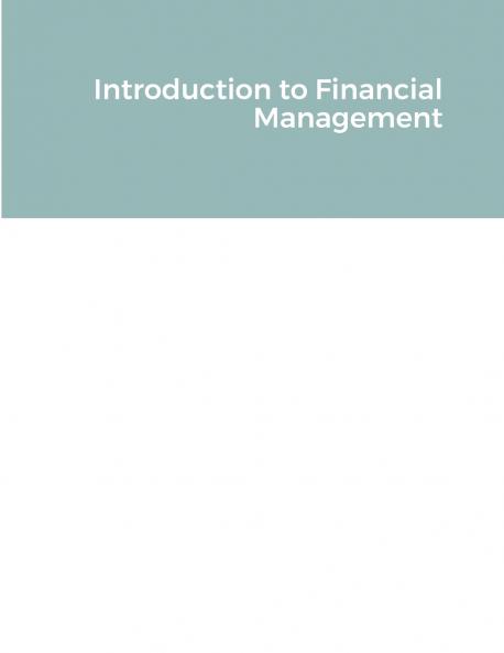 Introduction to Financial Management