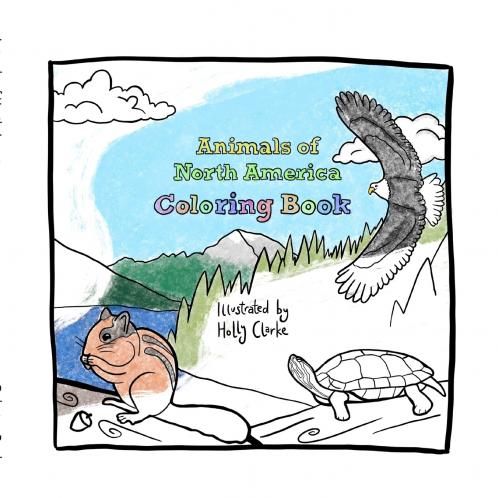 Animals of North America Coloring Book