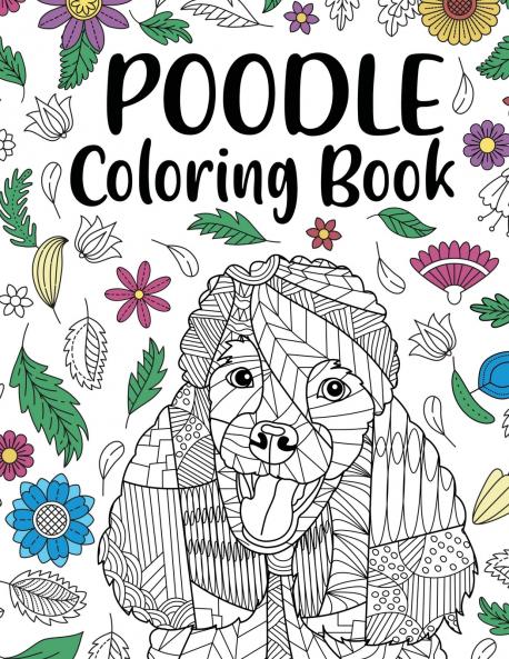 Poodle Coloring Book