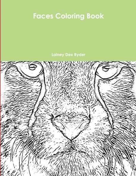 Faces Coloring Book