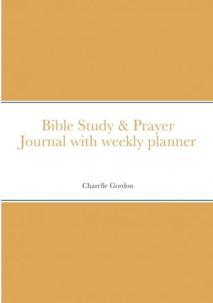 Relles Bible Study & Prayer Journal with planner