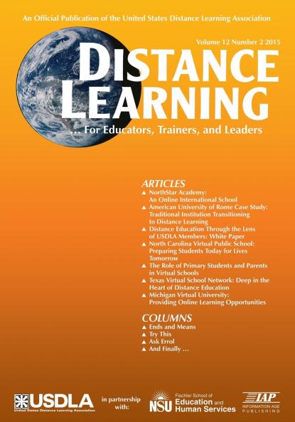 Distance Learning Magazine Volume 12 Issue 2 2015
