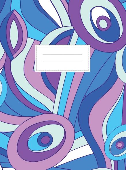 Ramsey & Todd | Journal Diary Notebook Sketchbook | Palm Beach Print Blue Hard Cover | Lined | 8.5 x 11 inches | 50lb White Paper | 192 Pages