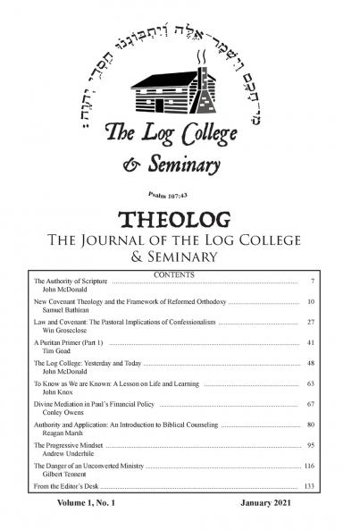 Theolog Volume 1 Number 1