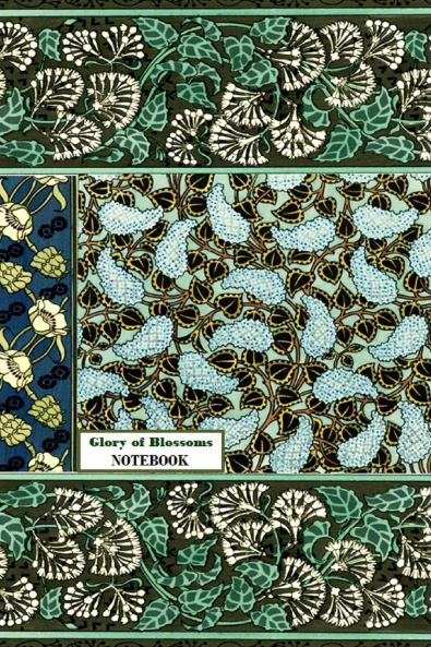 Glory of Blossoms NOTEBOOK [ruled Notebook/Journal/Diary to write in 60 sheets Medium Size (A5) 6x9 inches]