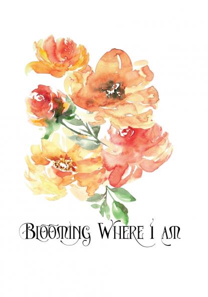 Blooming Where I Am Personal Growth Journal