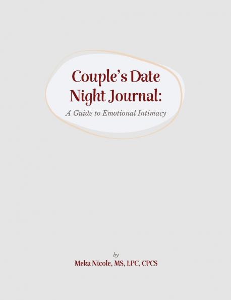 Couples Date Night Journal