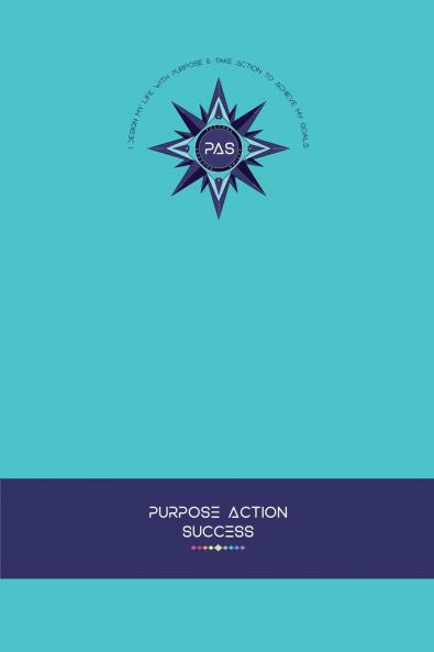 PURPOSE-ACTION-SUCCESS Notebook | Journal - PAS NOTEBOOK | PAS JOURNAL | TURQUOISE
