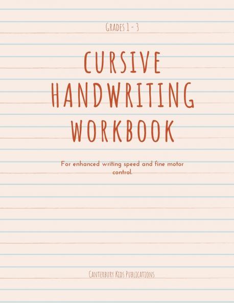 Cursive Handwriting Book