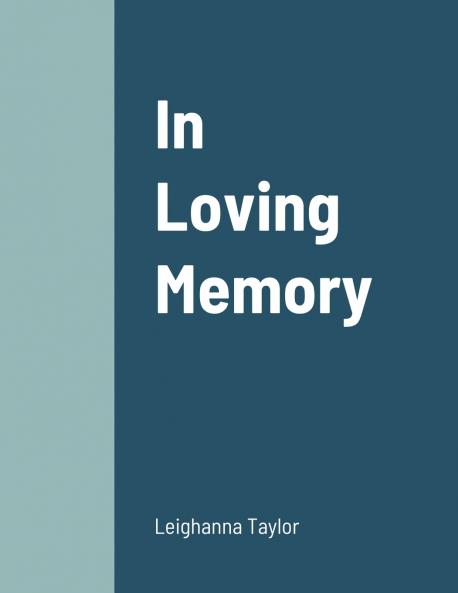 In Loving Memory