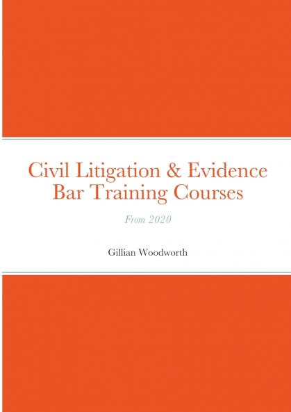 Civil Litigation & Evidence on The Bar Courses from 2020