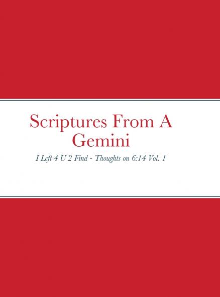 Scriptures From A Gemini