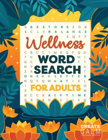 Wellness Word Search for Adults