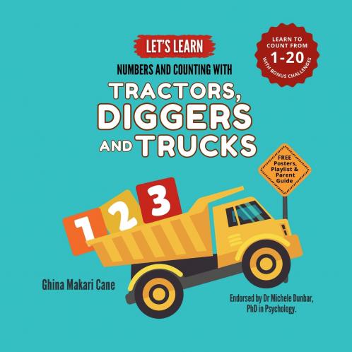 Let's Learn Numbers and Counting with Tractors Diggers and Trucks