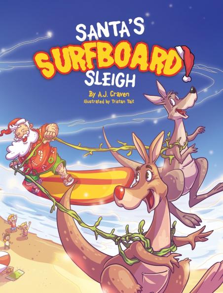 Santa's Surfboard Sleigh
