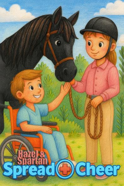 Hazel and Spartan Spread Cheer