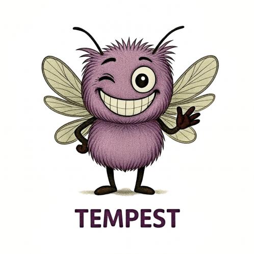 Tempest and the Rainbow Umbrella