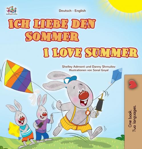 I Love Summer (German English Bilingual Children's Book)