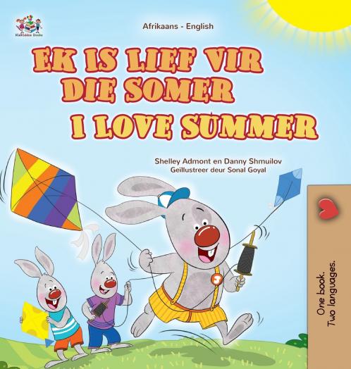 I Love Summer (Afrikaans English Bilingual Children's Book)