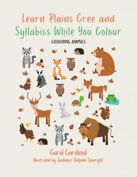 Learn Plains Cree and Syllabics While You Colour