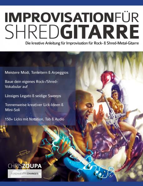 Improvisation fu?r Shred-Gitarre