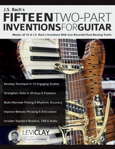 J.S. Bach's Fifteen Two-Part Inventions For Guitar