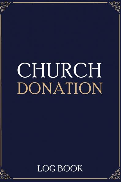 Church Donation Log Book