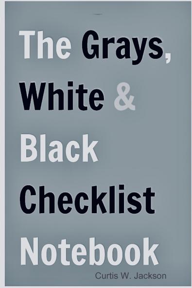 The Grays White and Black Checklist Notebook Flex-Bound Edition