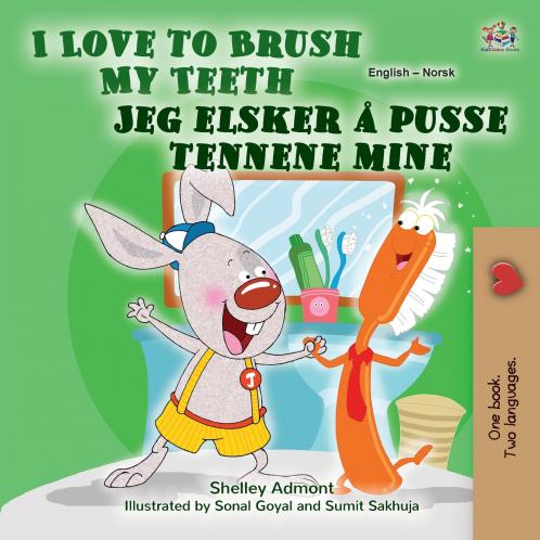 I Love to Brush My Teeth (English Norwegian Bilingual Book for Kids)