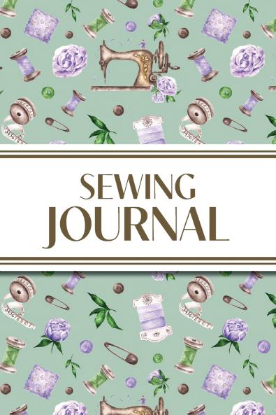 Sewing Journal (Purple Roses)
