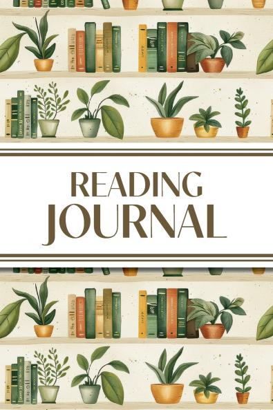 Reading Journal (Bookshelves with Greenery)