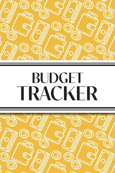 Budget Tracker (Yellow and White Money Outlines)
