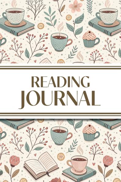 Reading Journal (Hot Chocolate Books and Flowers )