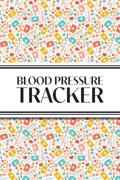 1-Year Blood Pressure Tracker (Multi-Color First Aid)