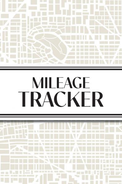 Mileage Tracker (Urban Map Cream)