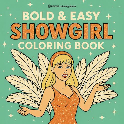 Bold & Easy Showgirl Coloring Book