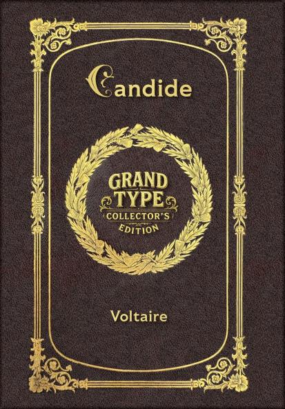 Candide (Grand Type Collector's Edition) (Laminated Hardback with Jacket) Large Print