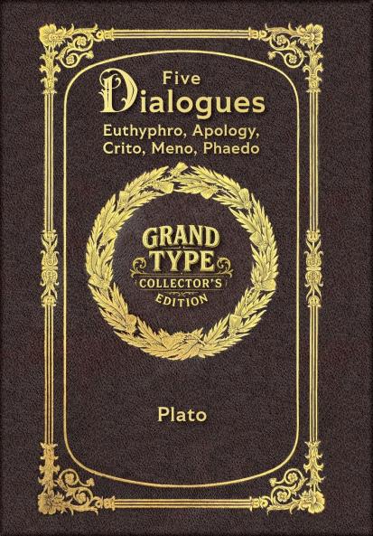 Large Print - Five Dialogues - Grand Type Collector's Edition - Matte Hardcover with Dust Jacket