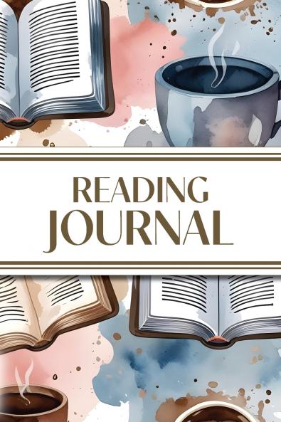 Reading Journal (Watercolor Coffee & Books)