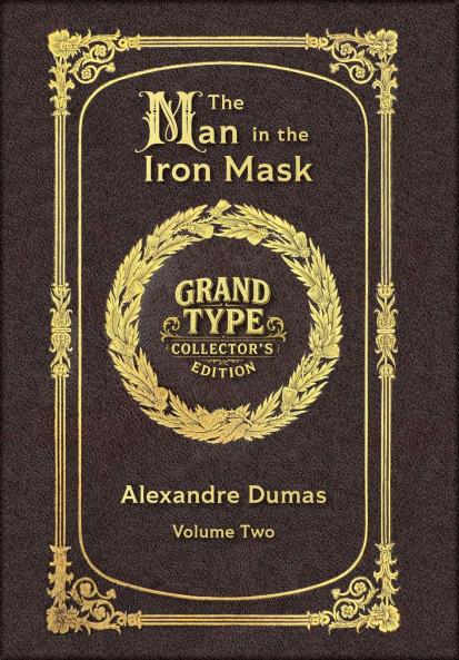 Large Print - The Man in the Iron Mask Volume 2 of 2 - Grand Type Collector's Edition - Matte Hardcover with Dust Jacket