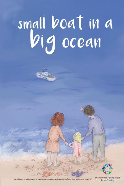 Small Boat In A Big Ocean